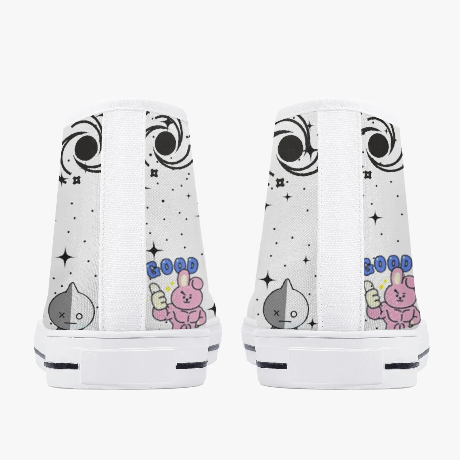 179. BT21-Classic High-Top Canvas Shoes