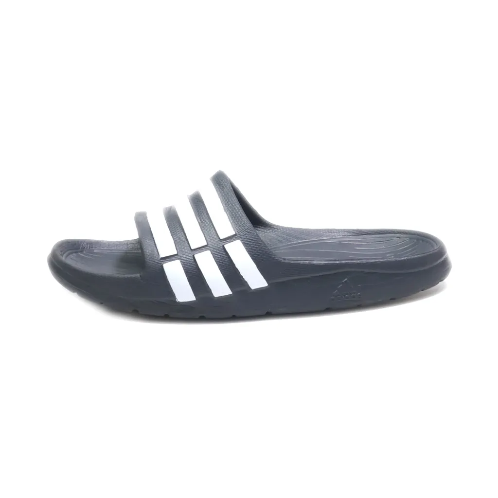 Adidas Duramo Flat Sandals Eva Black Colour For Kids