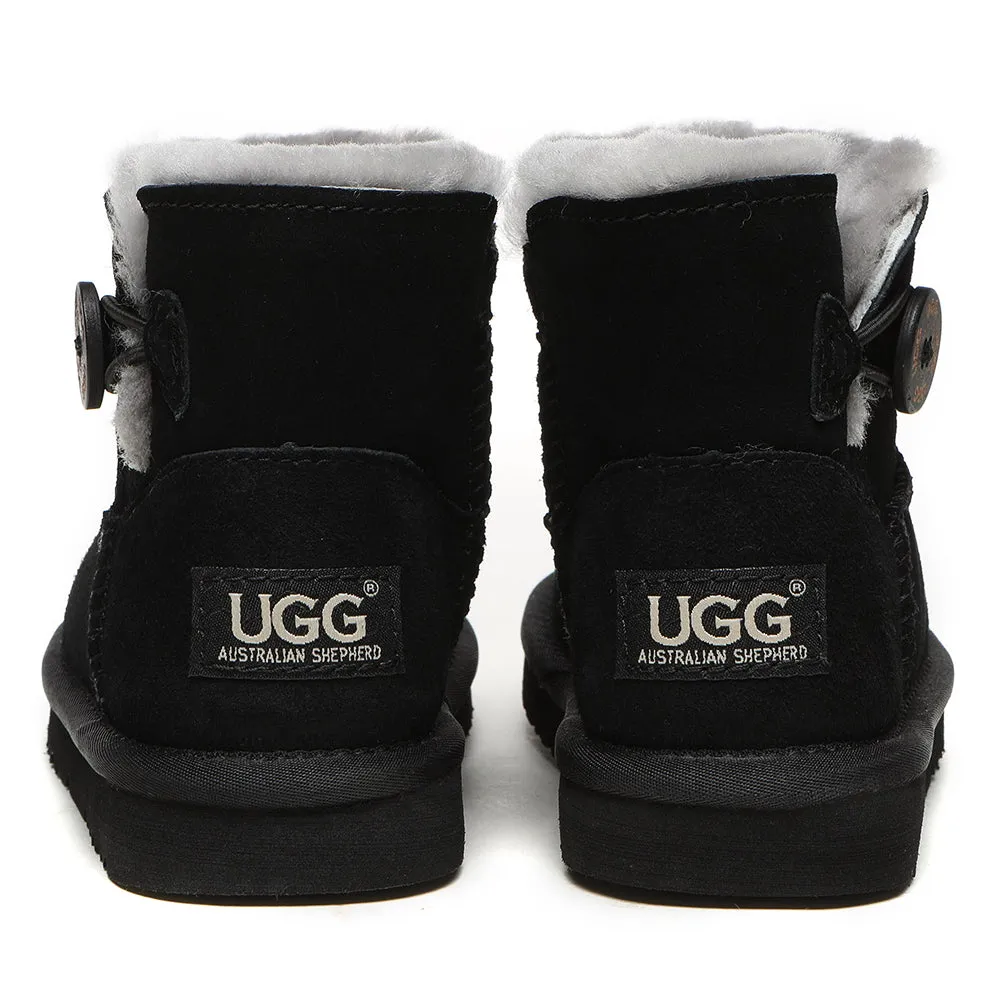 AUSTRALIAN SHEPHERD UGG Boots Nolan Kids Mini Button #AS3030K