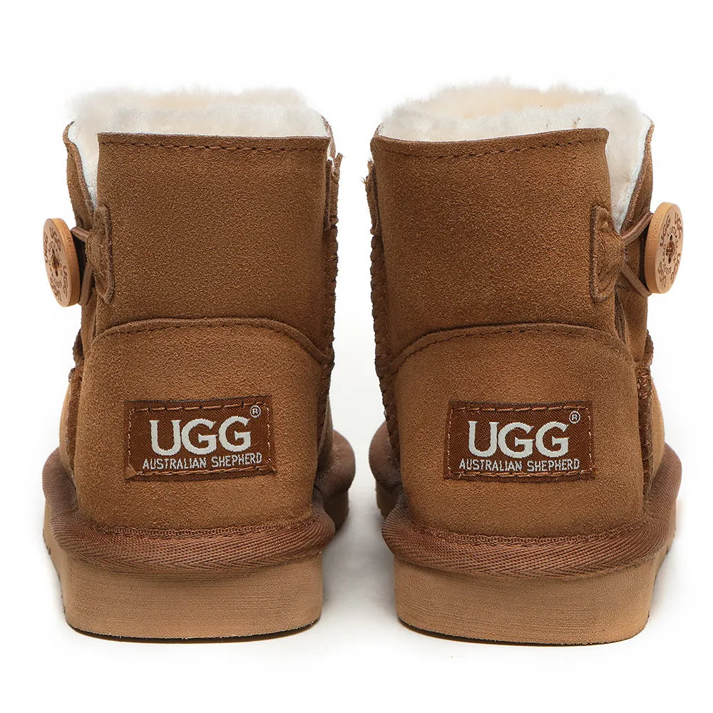 AUSTRALIAN SHEPHERD UGG Boots Nolan Kids Mini Button #AS3030K