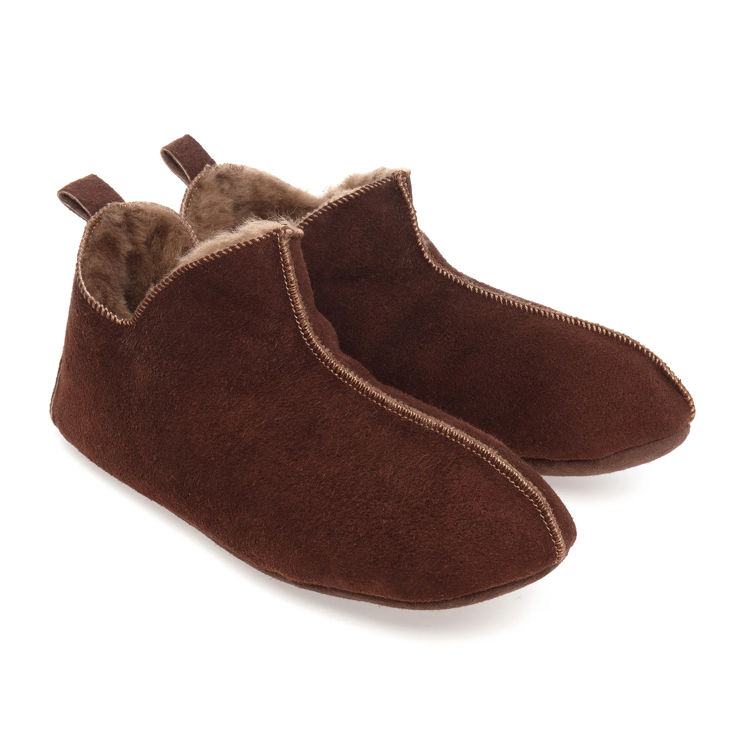 Berit Sheepskin Slippers - Espresso