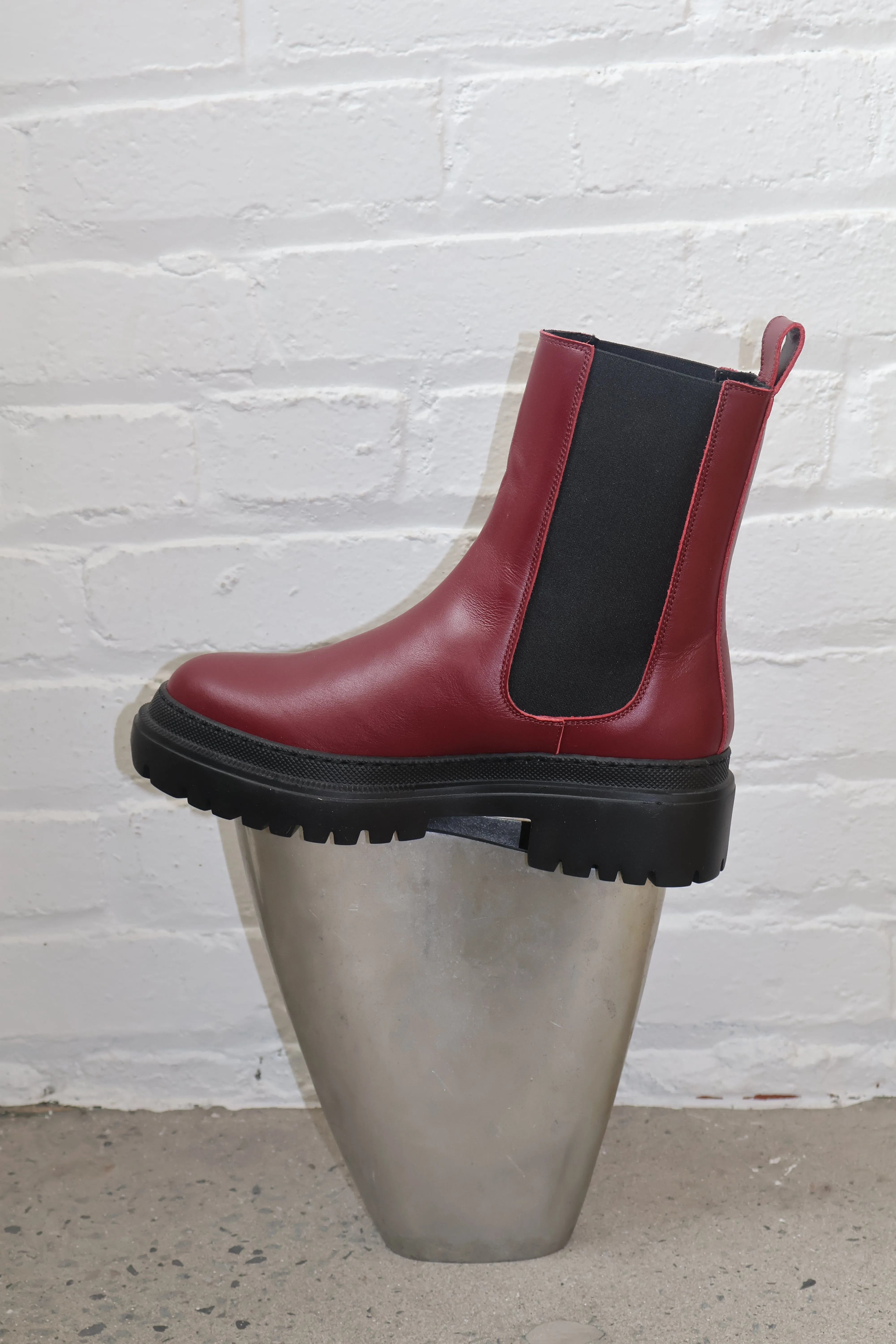 Cortina Oxblood Lined Boot