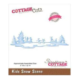 Cottagecutz Elites Die Kids Snow Scene*