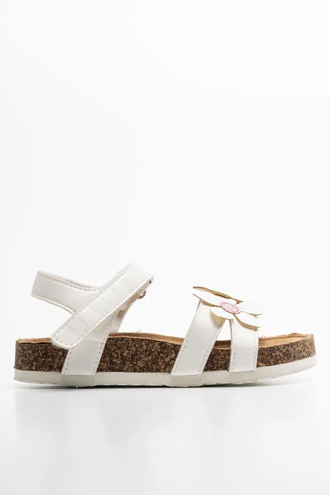 Daisy Sandal White