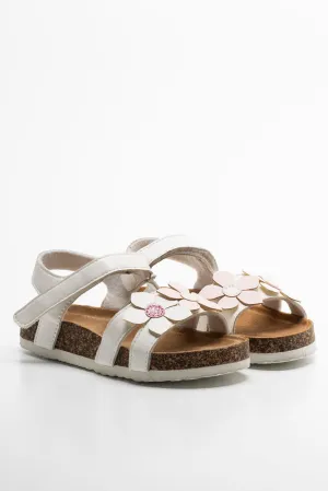 Daisy Sandal White