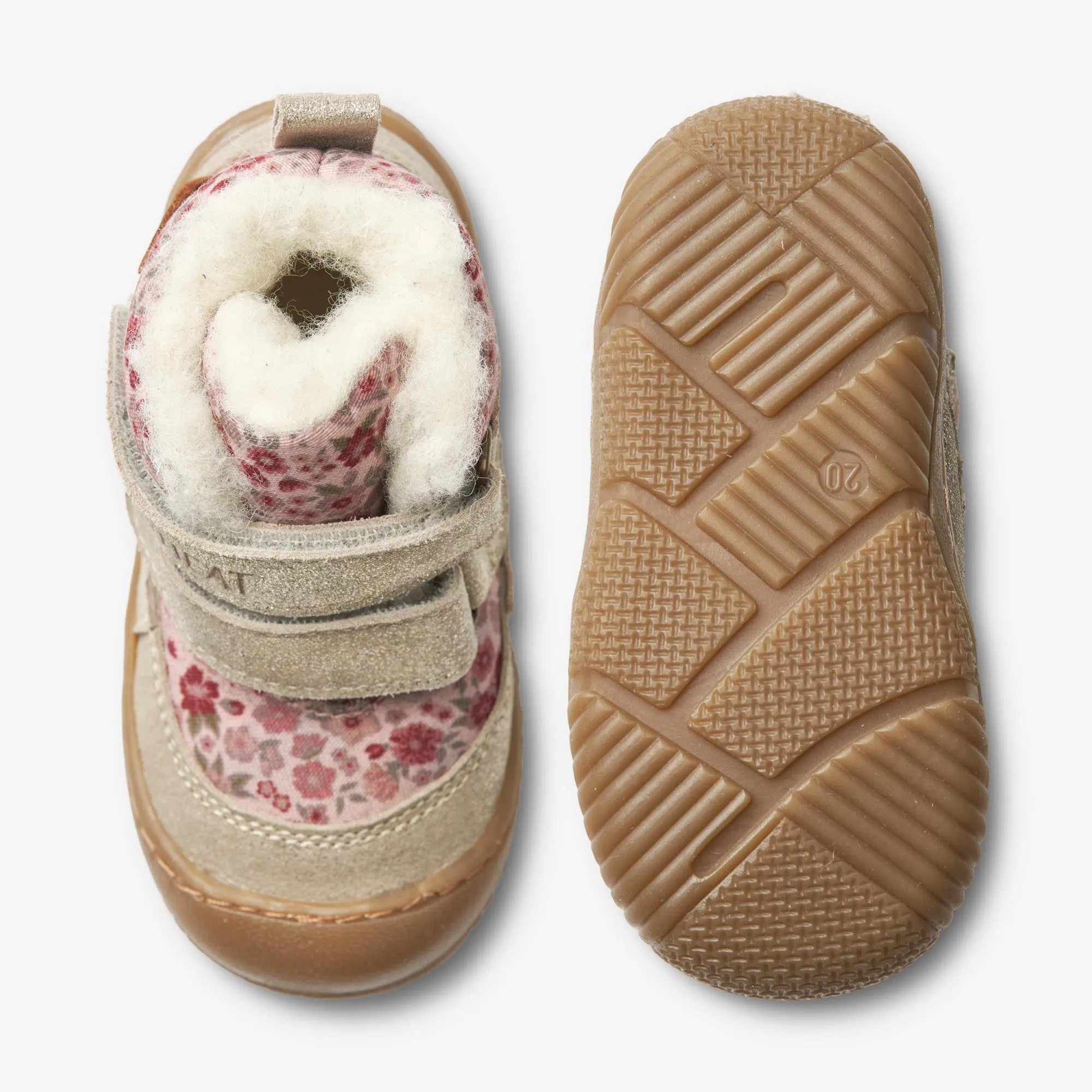 Dowi Pre Walker Velcro Tex | Baby - rose dust flowers