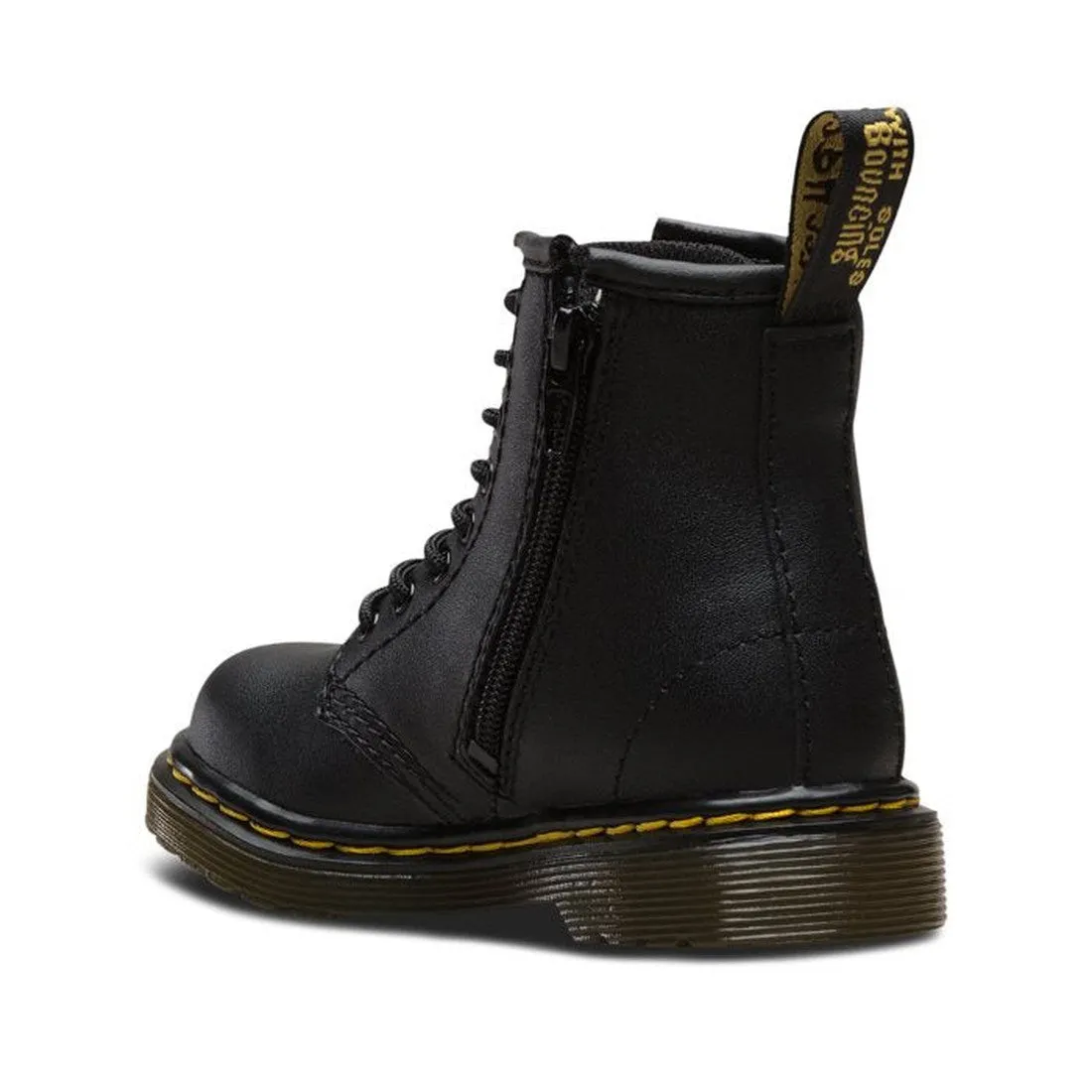 Dr Martens kids - 1460 Toddlers Black lace up boot with zip