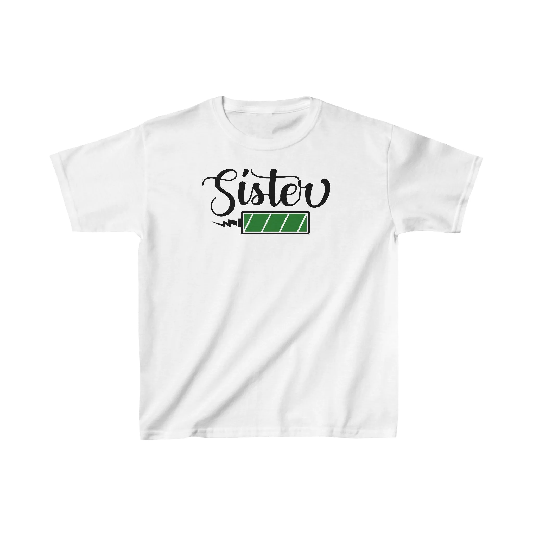 Energized Sister | Kids Heavy Cotton™ Tee