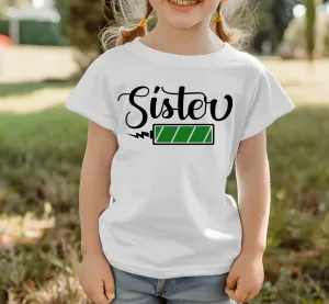 Energized Sister | Kids Heavy Cotton™ Tee