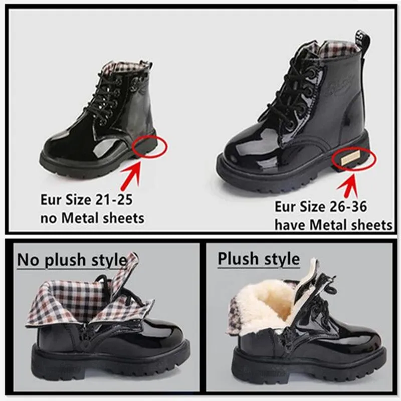 Fashion Toddler Kids Leather Shoes For Boys & Girls