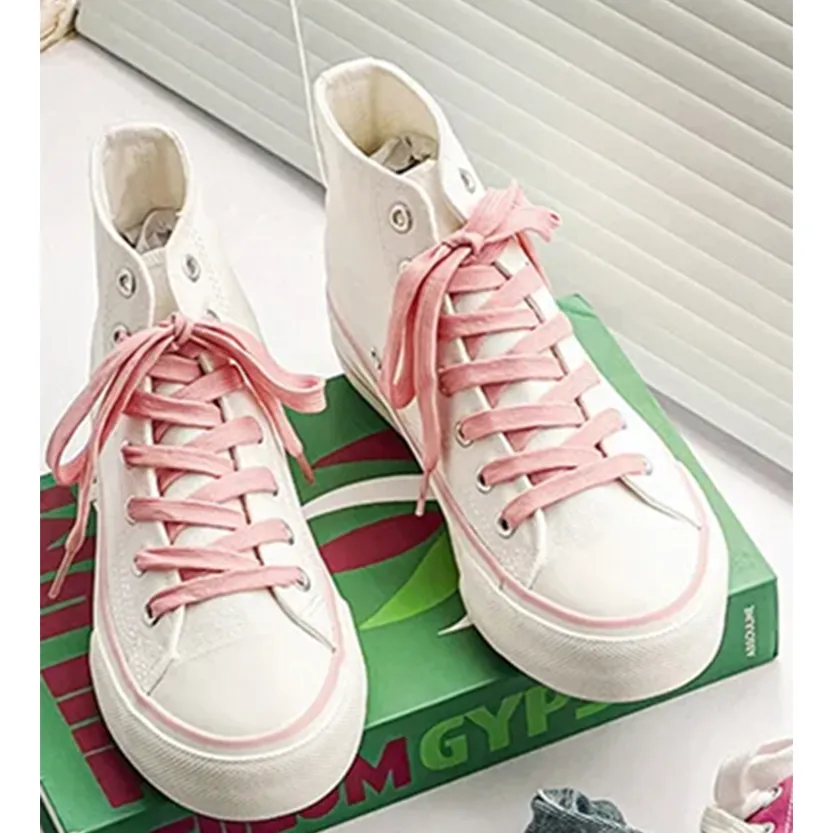 Funki Buys | Boots | Women's Bright Canvas High Top Sneakers