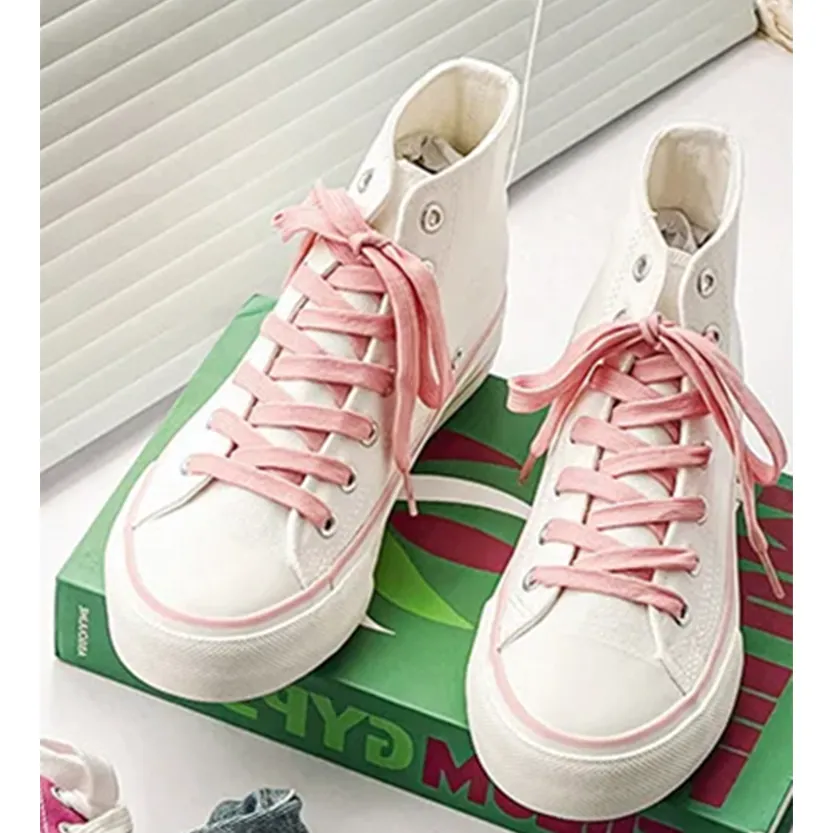 Funki Buys | Boots | Women's Bright Canvas High Top Sneakers