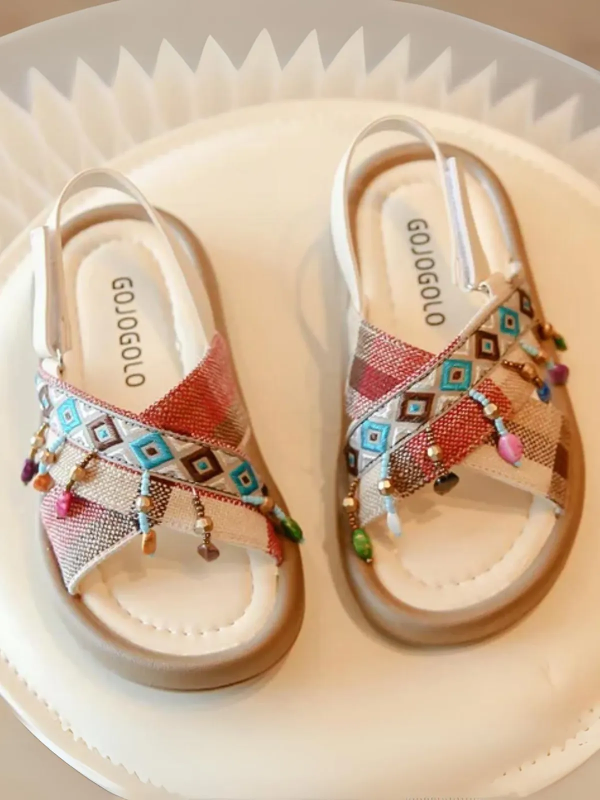 Girls Boho Style Sandals By Liv and Mia