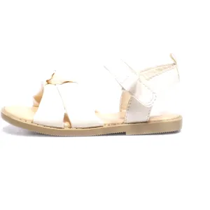 H&M Flat Sandals Leather White Colour For Kids