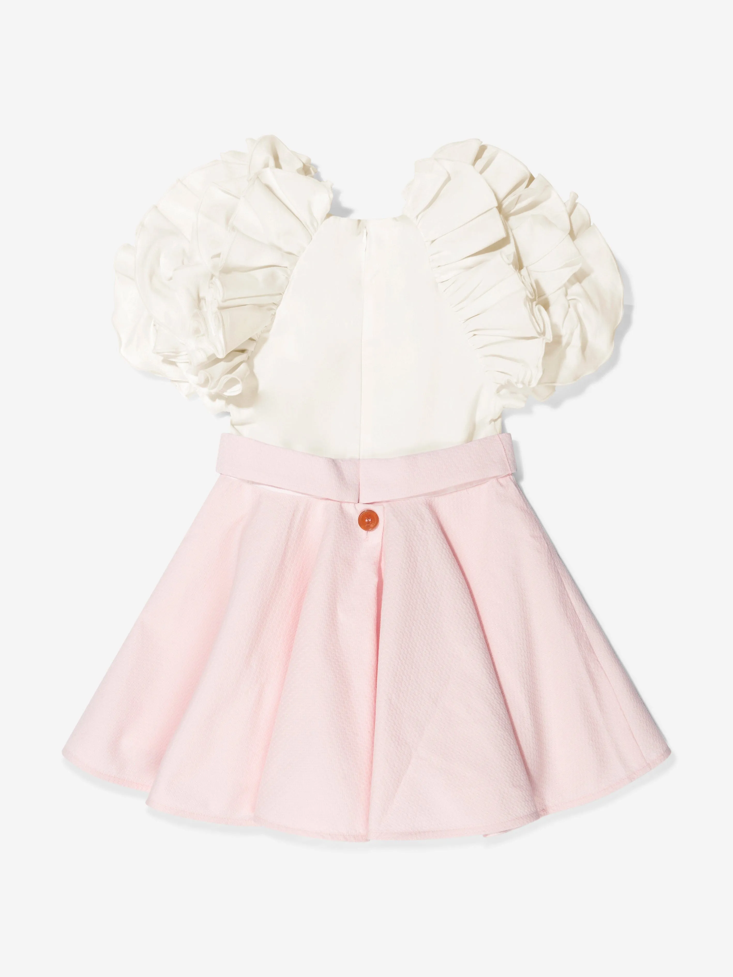 Jessie And James Girls Cotton Ruffle Dress