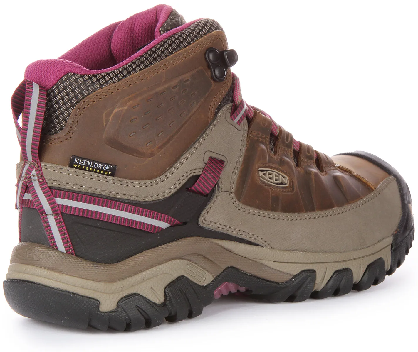 Keen Targhee III Wp In Brown Pink For Women