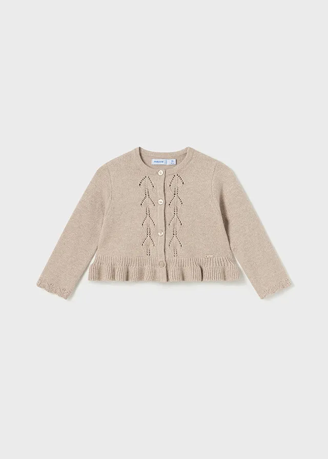 Knit Cardigan, Bark, 2326