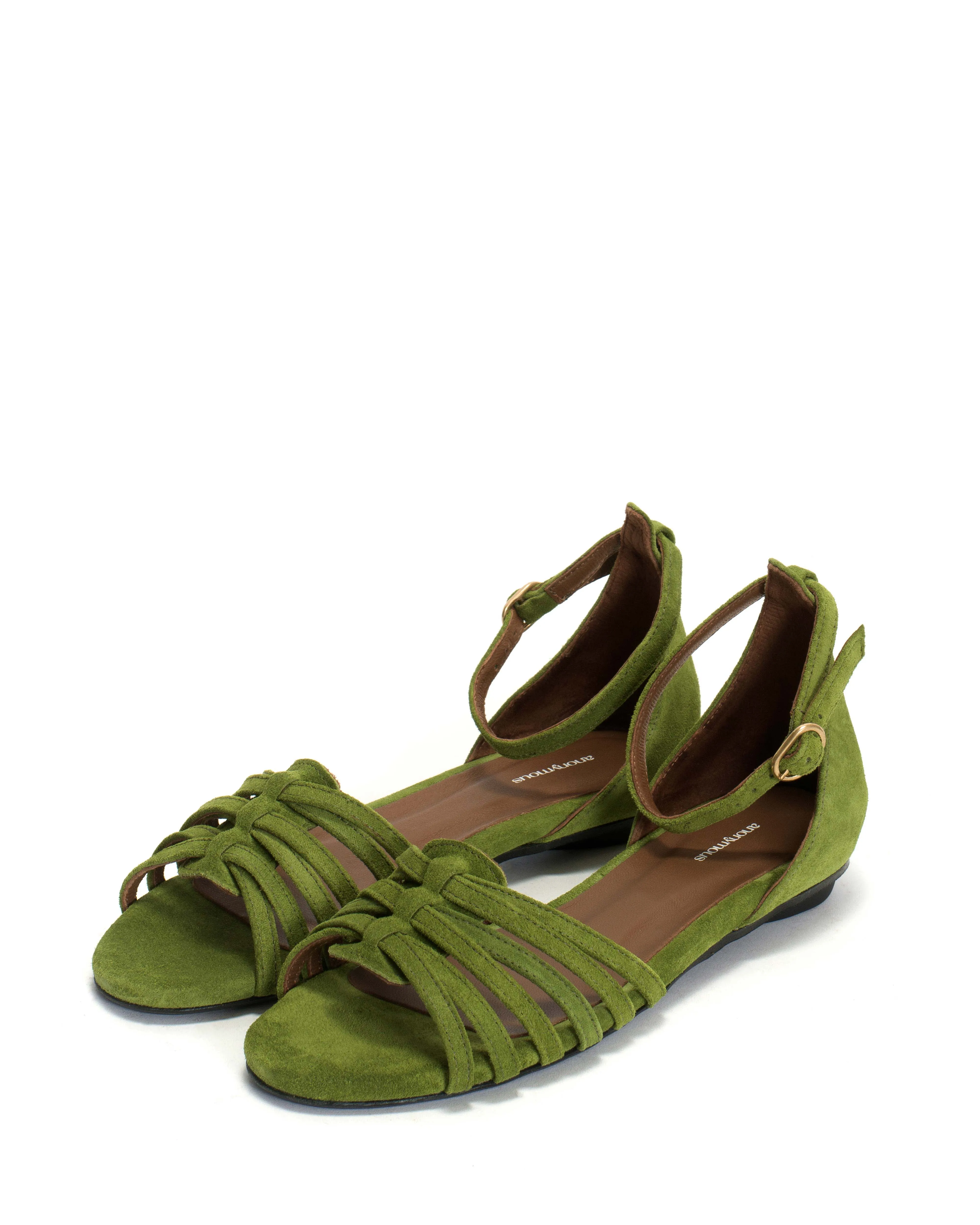 Mareike 10 Calf suede Grass green