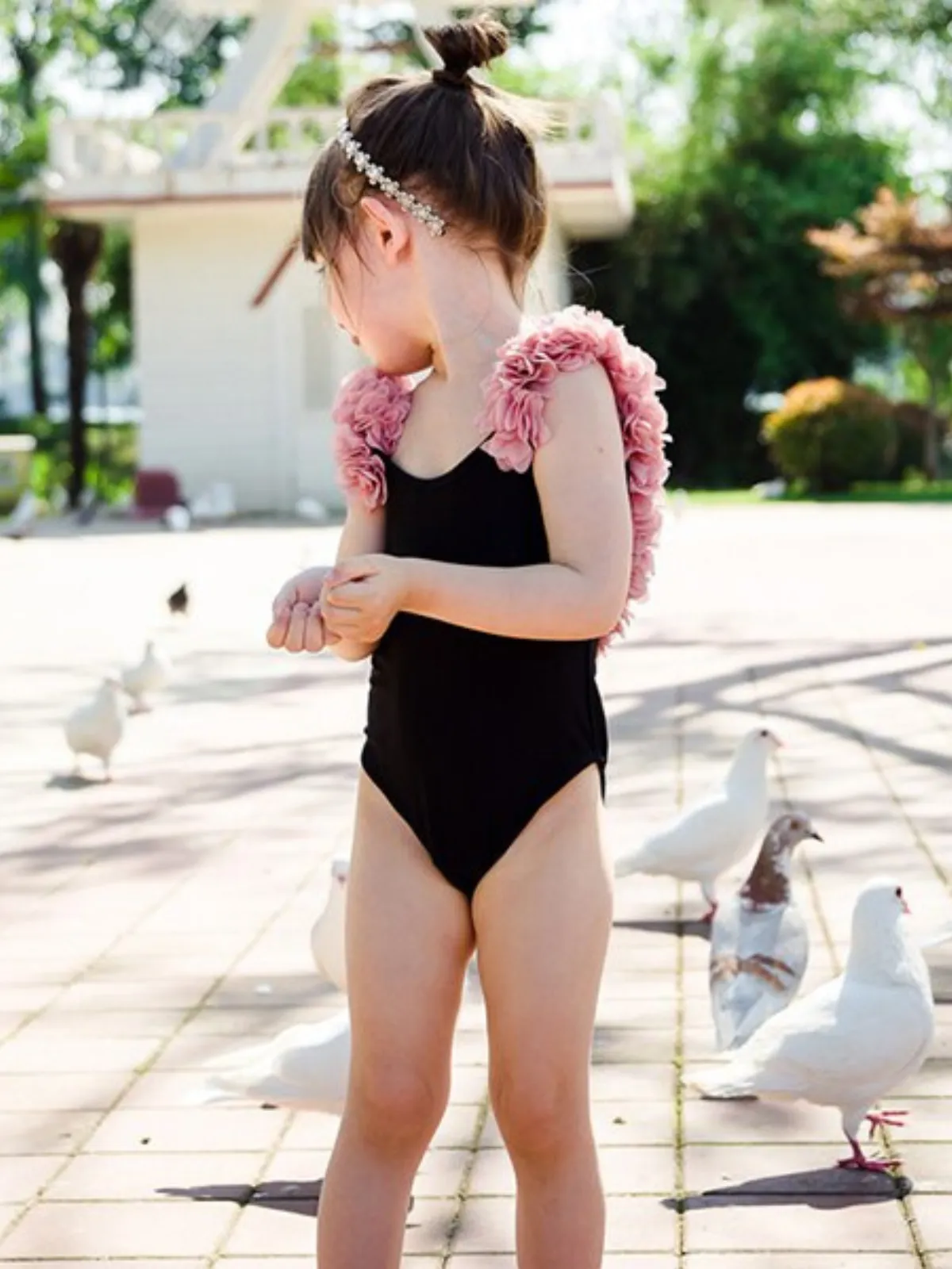 Mommy and Me Blooming Beauties Floral Strap Swimsuit