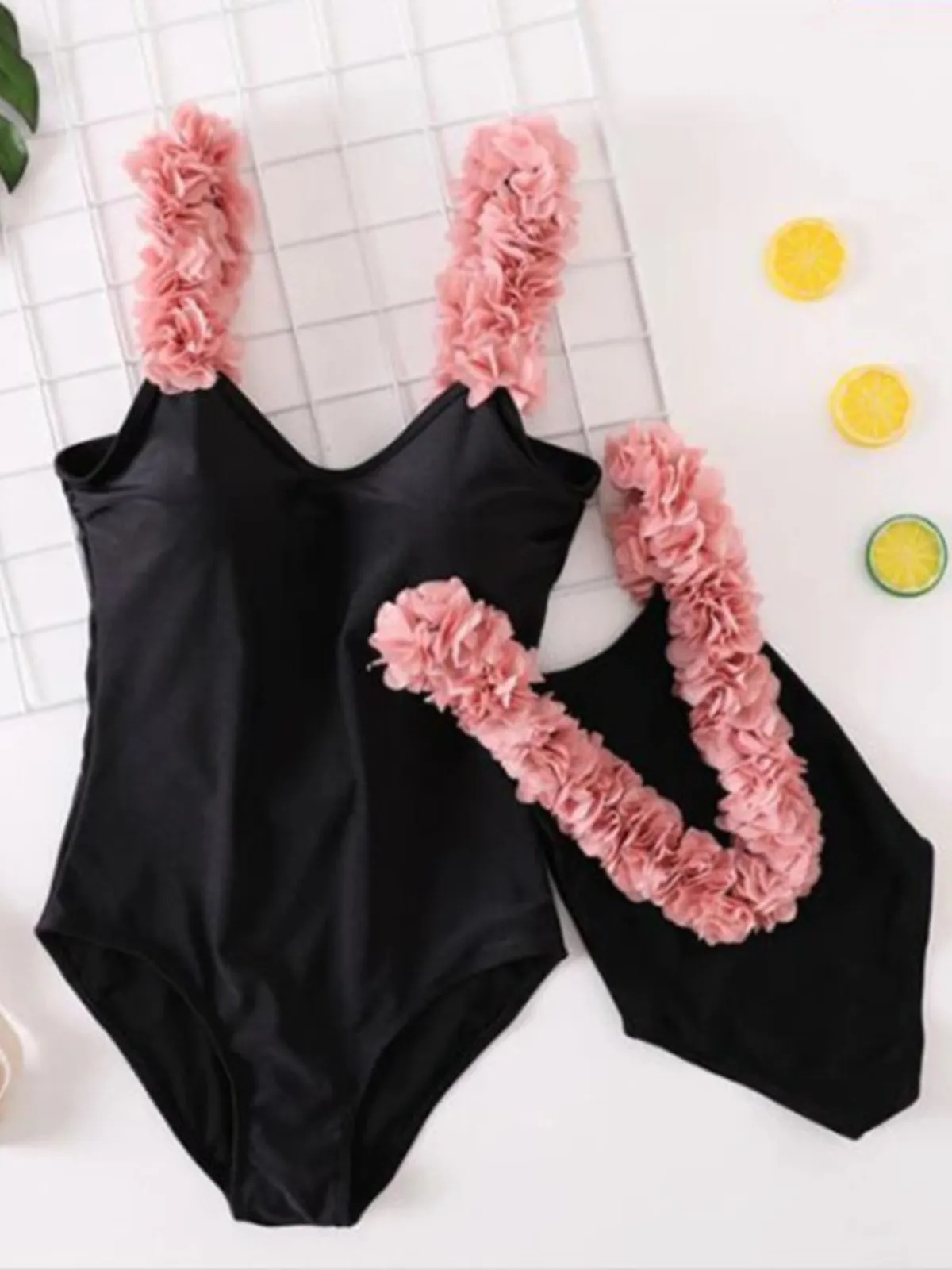 Mommy and Me Blooming Beauties Floral Strap Swimsuit