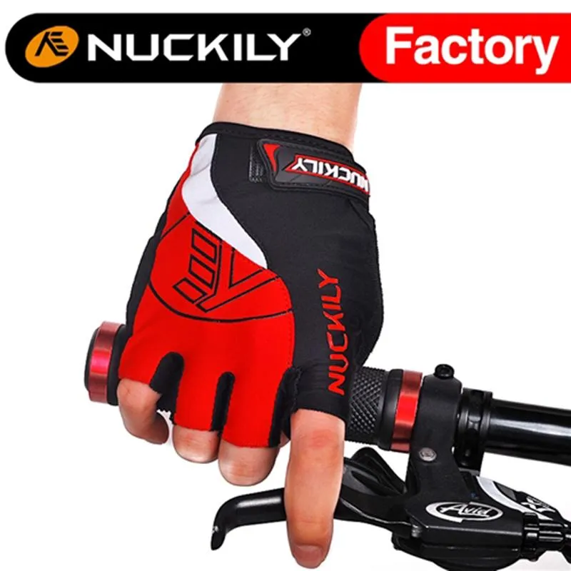 Nuckily MC-PC01 Mycycology Half Finger Cycling Biking Motorbike Gloves - Red