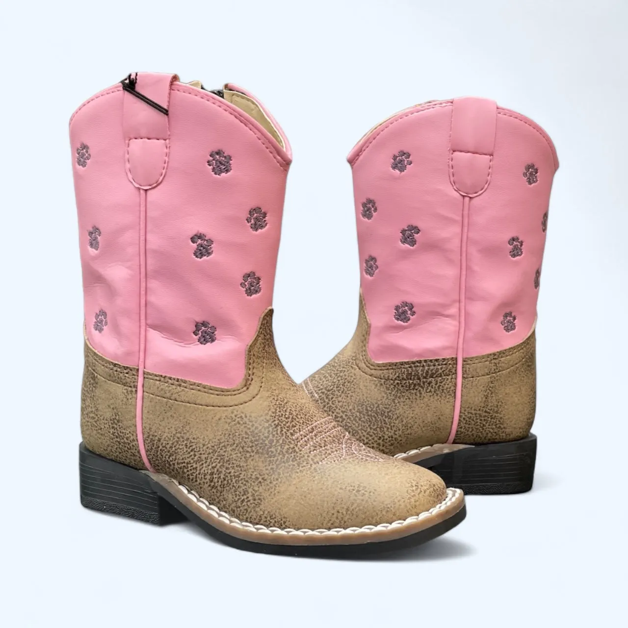 OLD WEST TODDLERS PINK PAWS VB1075