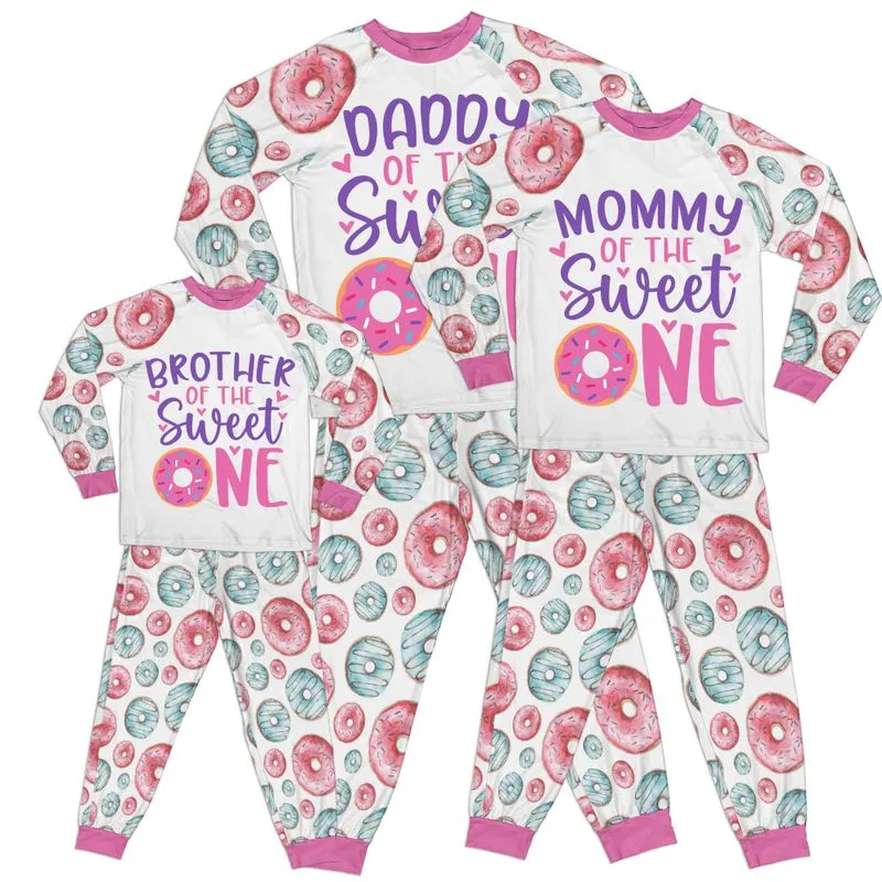 Personalised Birthday Sweet One Adult Pajamas Set Matching