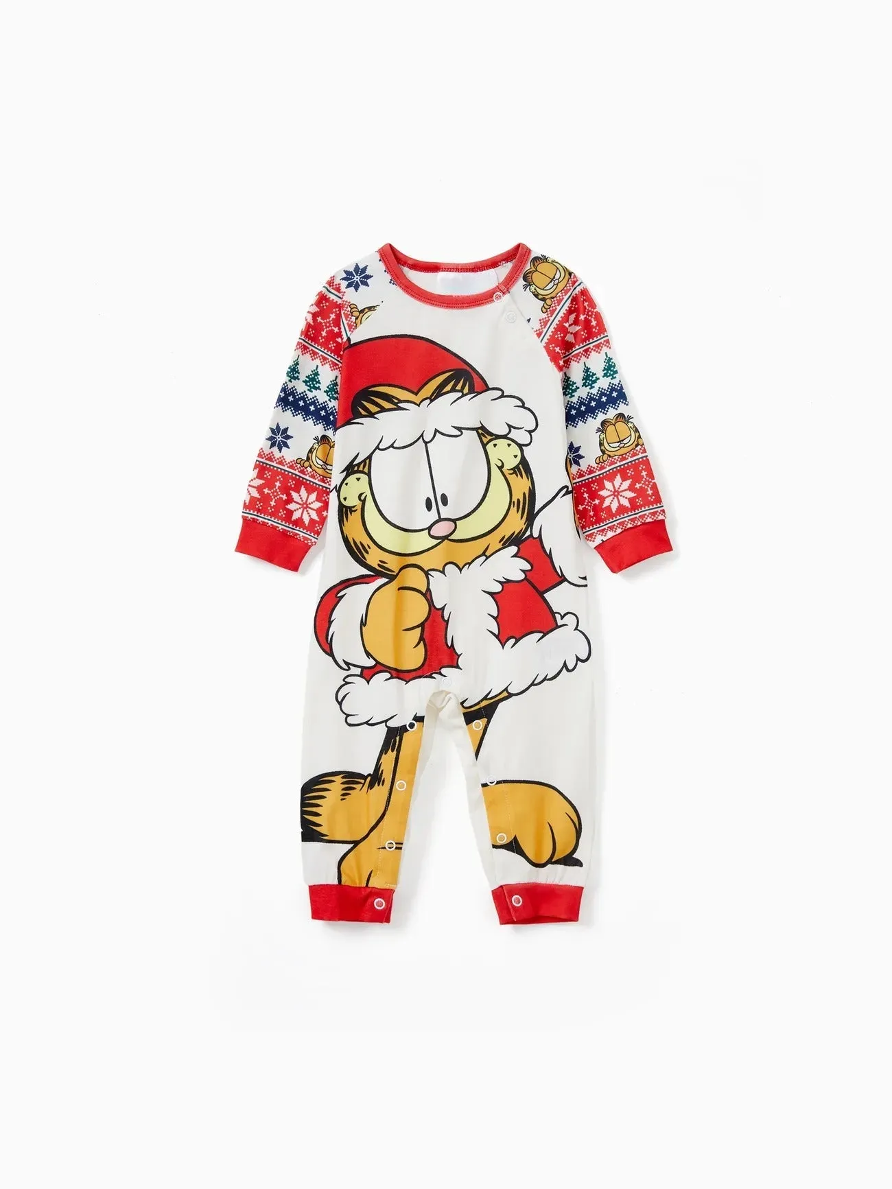 Printed Garfield Family Matching Christmas Pajama Set