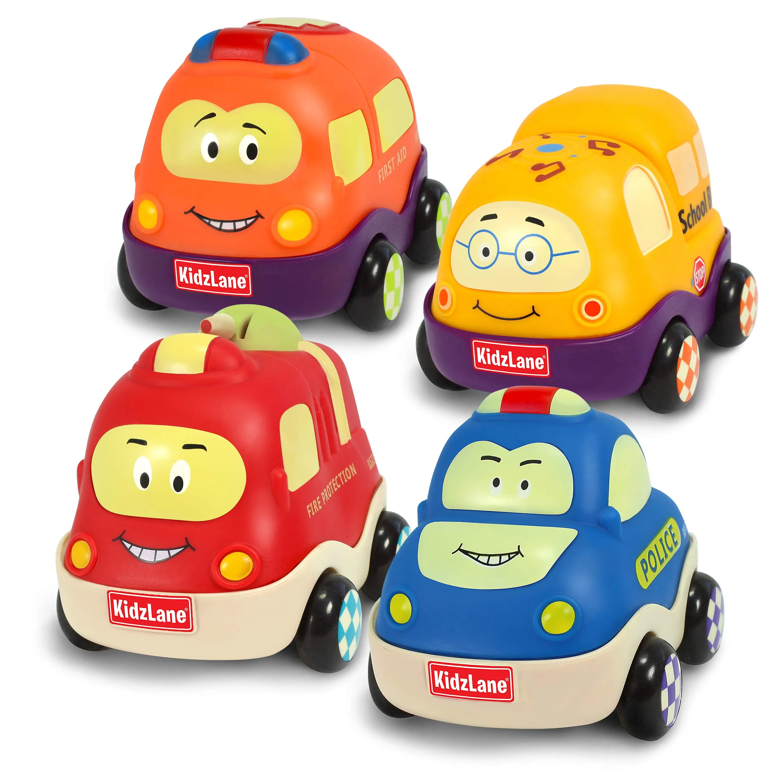 Pull Back Cars For Toddlers  Baby Toy Cars For 1 To 3 Year Old Boy Or Girl