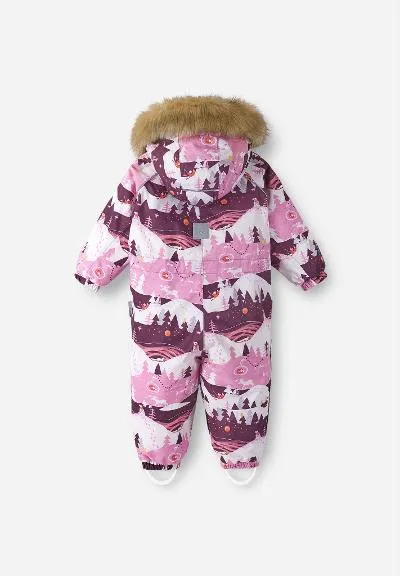 Reimatec Insulated Winter Overall, Lappi in Cold Pink