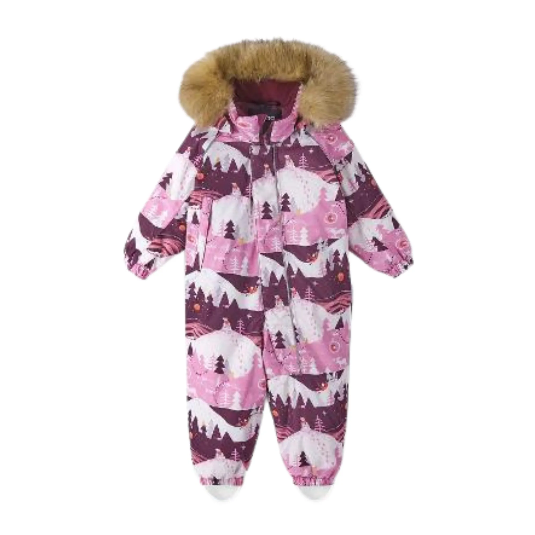 Reimatec Insulated Winter Overall, Lappi in Cold Pink