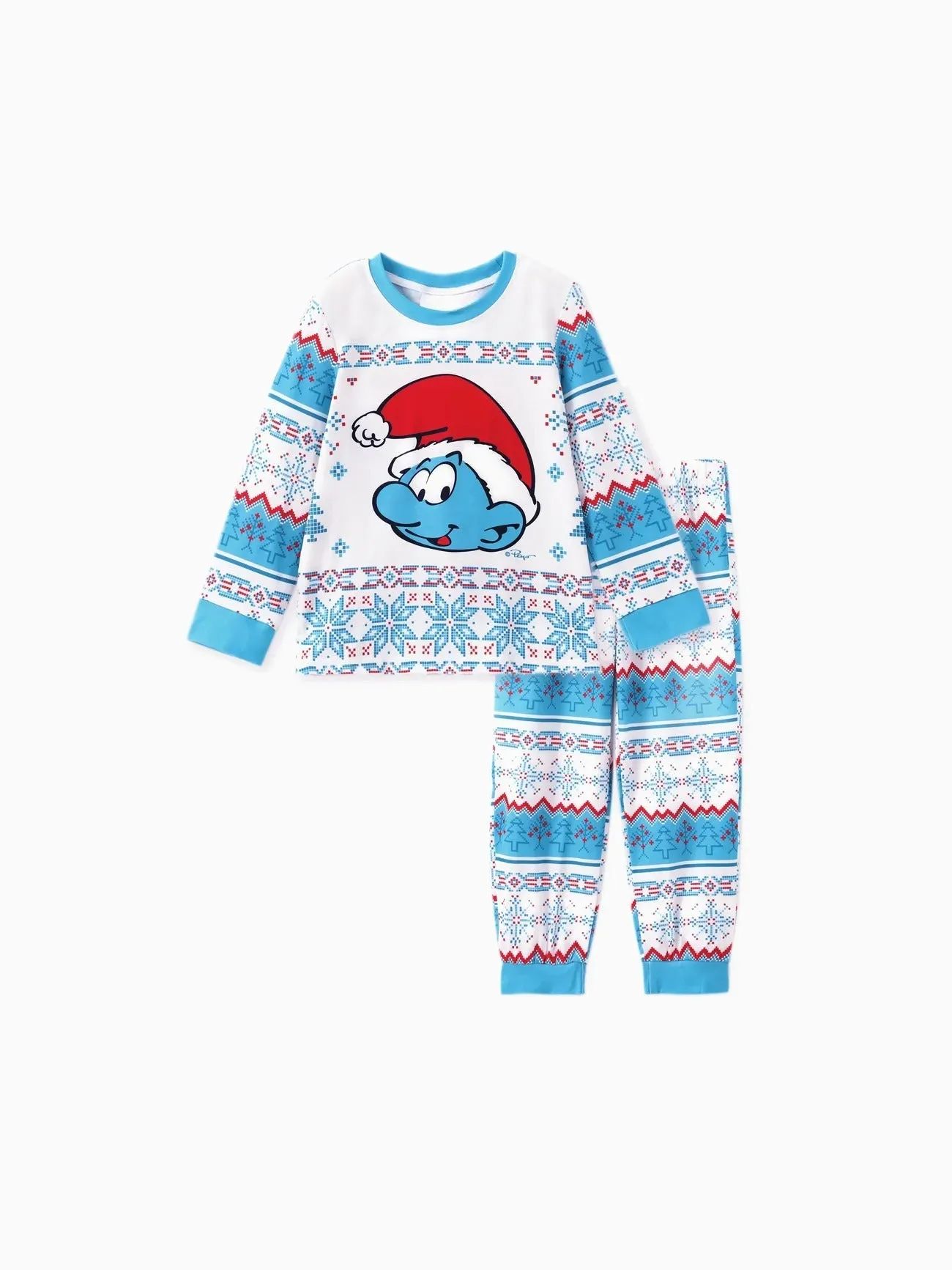 Santa Claus Printed Family Matching Pajama Set