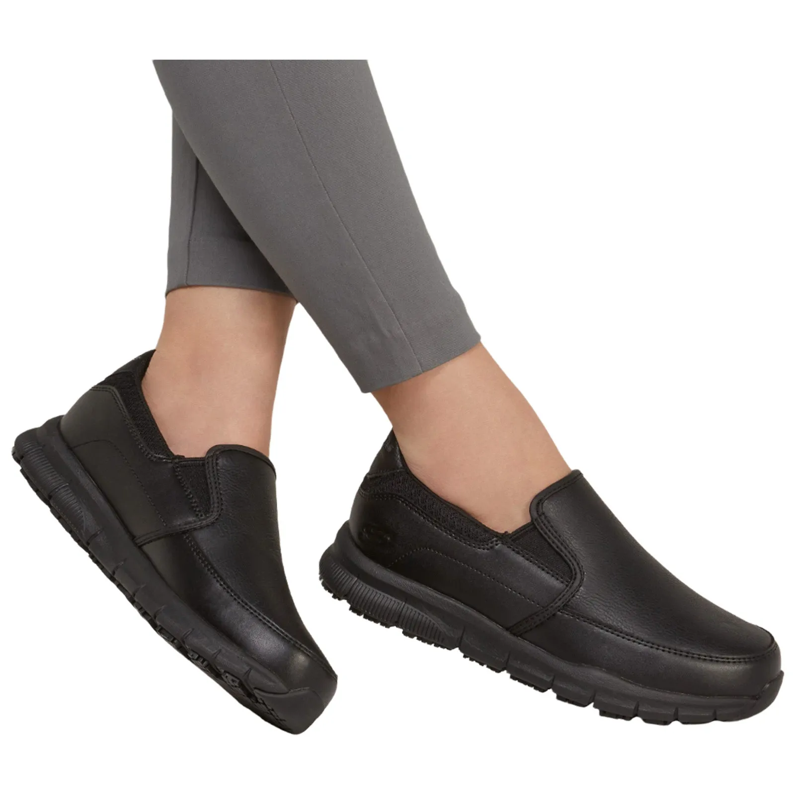 Skechers Ladies Nampa Annod Slip-Resistant Work Shoes