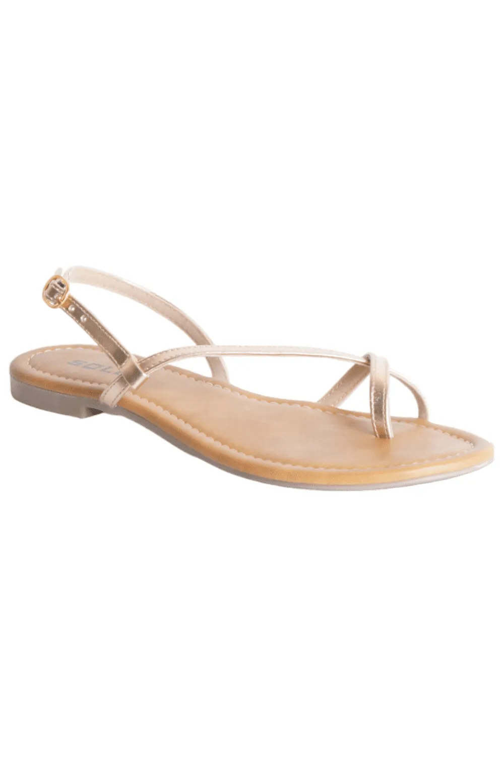 SOLES Women Rose Gold Flats