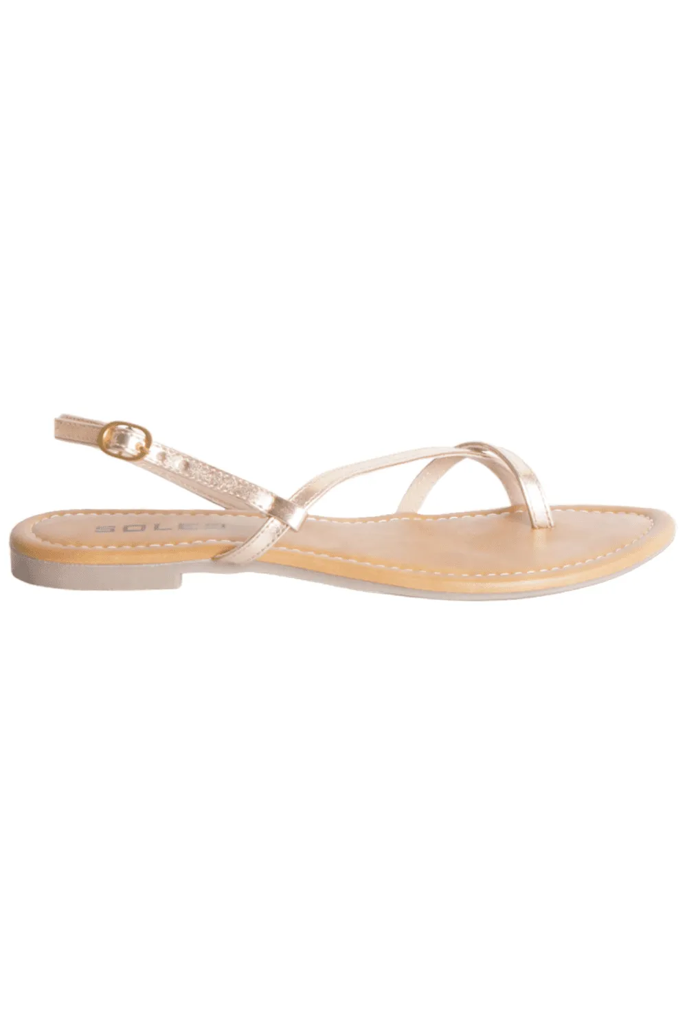 SOLES Women Rose Gold Flats