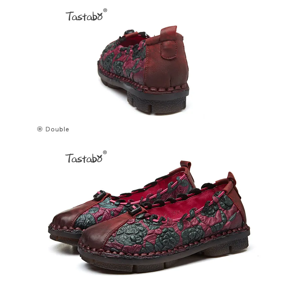 Tastabo Summer Floral Pleated Shoes