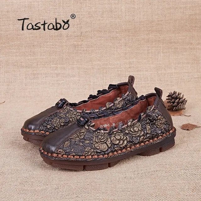 Tastabo Summer Floral Pleated Shoes