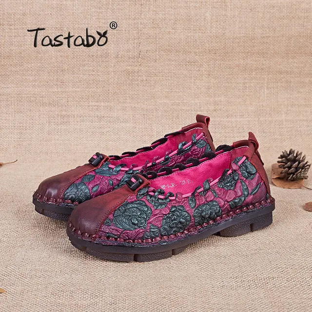 Tastabo Summer Floral Pleated Shoes