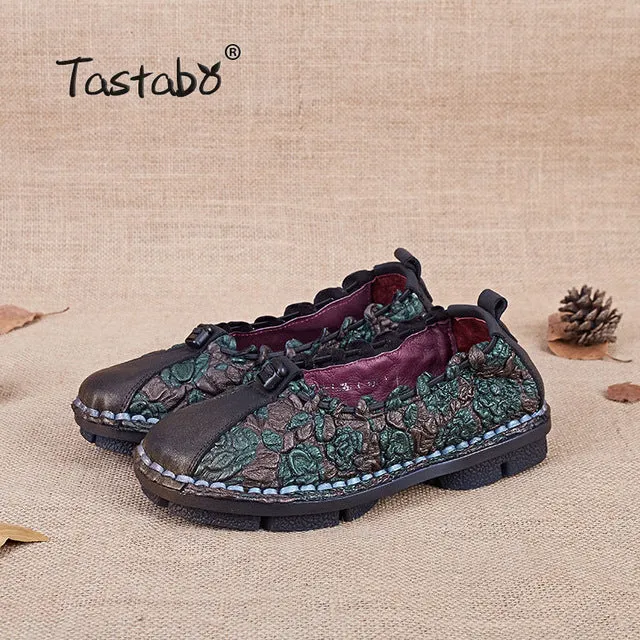 Tastabo Summer Floral Pleated Shoes