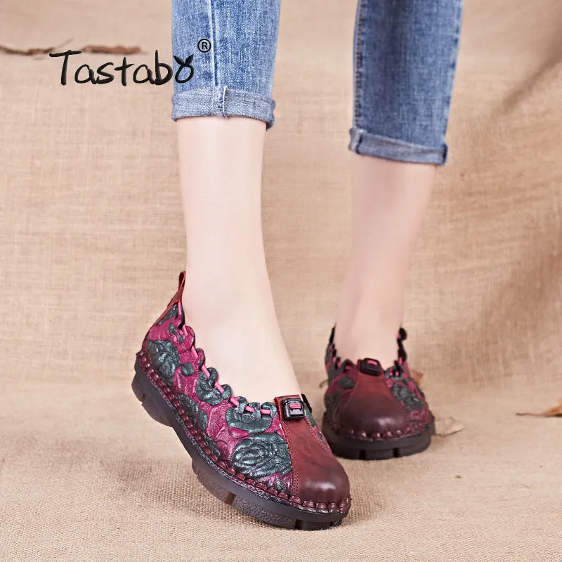 Tastabo Summer Floral Pleated Shoes