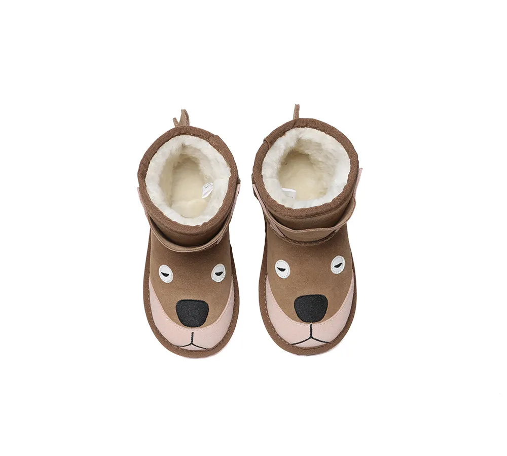 UGG Boots Kids Sheepskin Wool Kangaroo Kids Plus