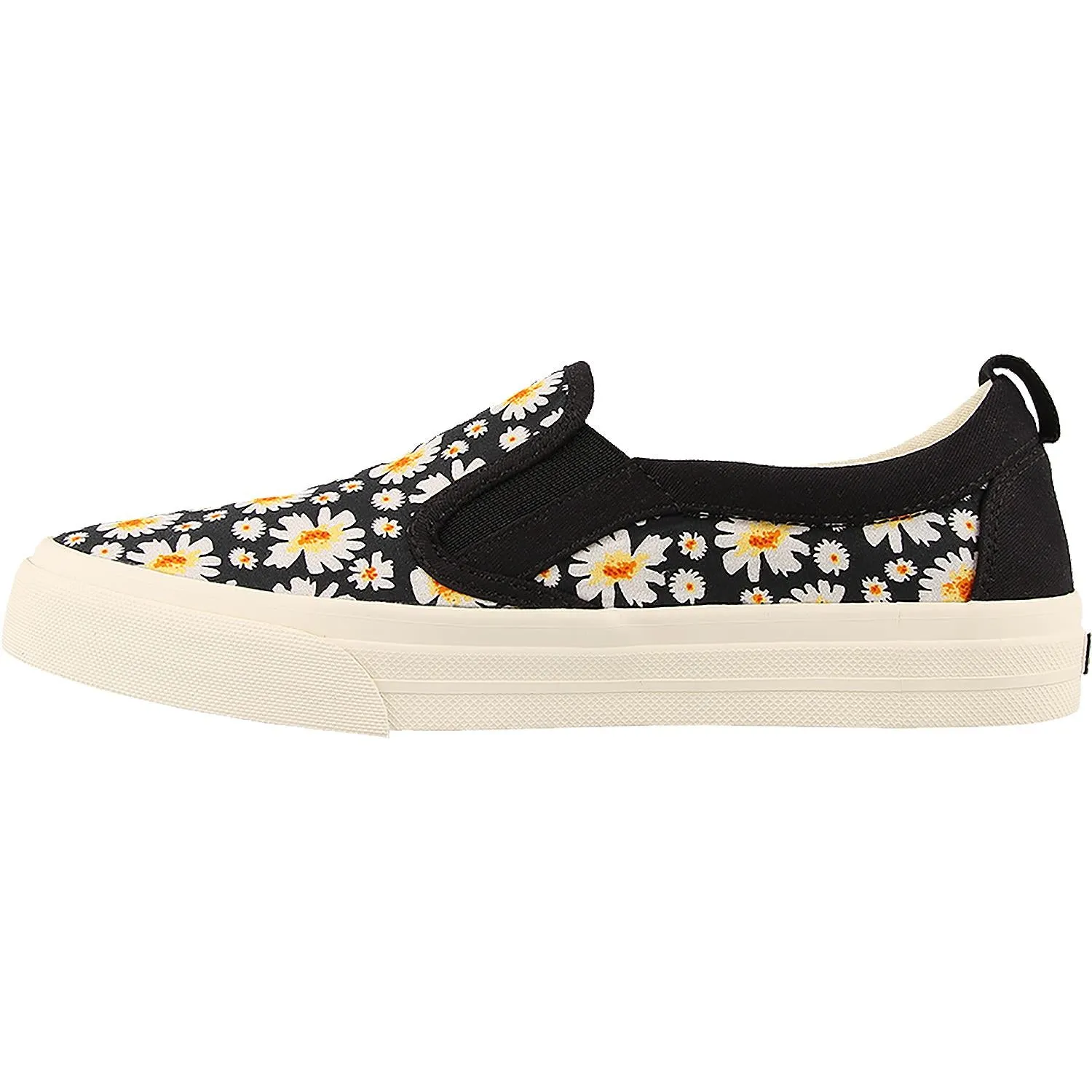 Women's Taos Rubber Soul Black Daisy Canvas