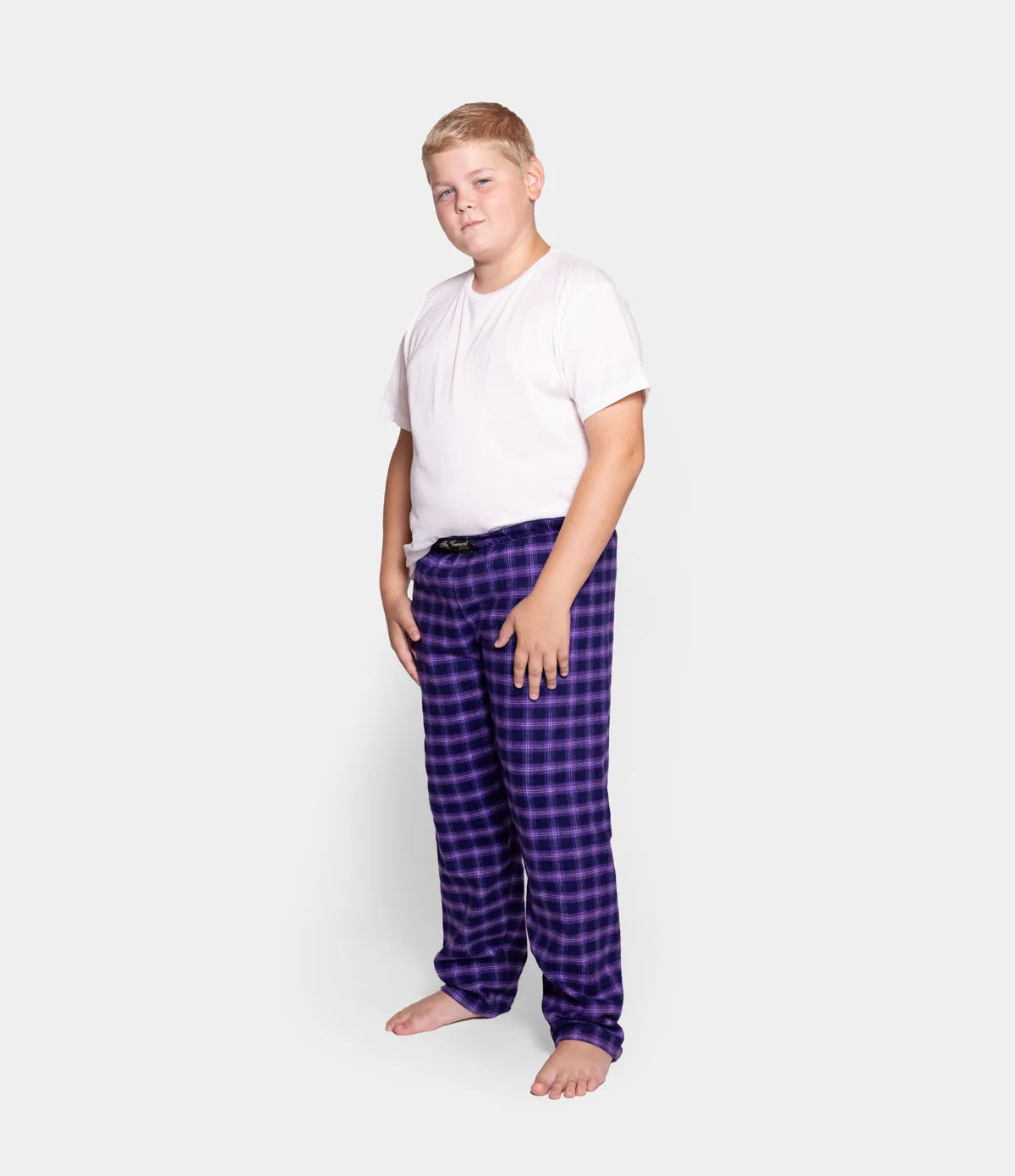 Youth Flannel Pants - Purple Maze